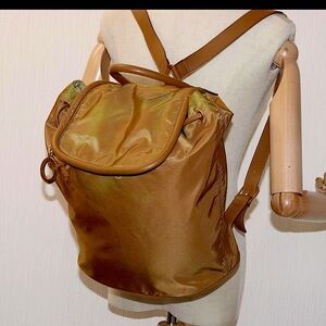 CELINE TESSUTO  Tan Backpack for Women